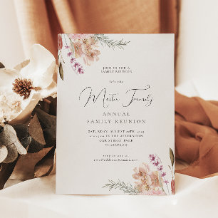 Réunion de famille aquarelle boho magnifique