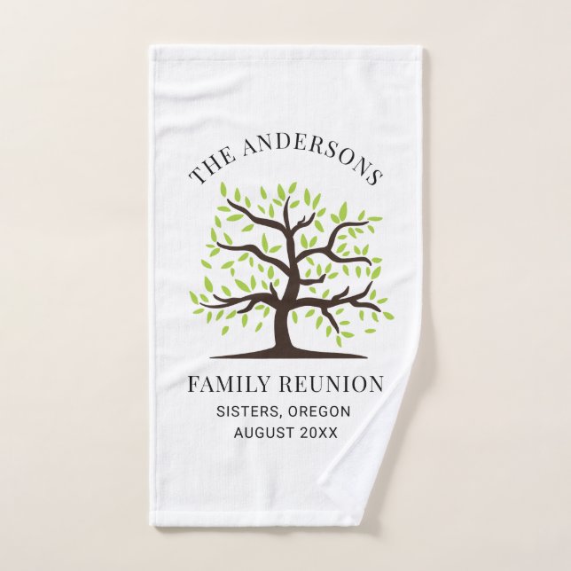Réunion de famille personnalisée Cousins Événement (Serviette à main)