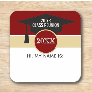 Réunion ! Étiquette de nom de réunion de classe pe