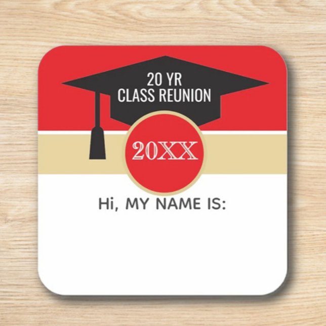 Réunion ! Étiquette de nom de réunion de classe pe (Créateur téléchargé)