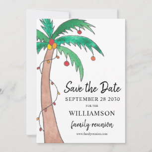 Réunion familiale Enregistrer la carte Date