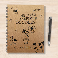 Réunion Inspiré Doodles Office Funny Personnalisé