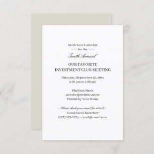 Réunion virtuelle pour les invitations de clubs sp