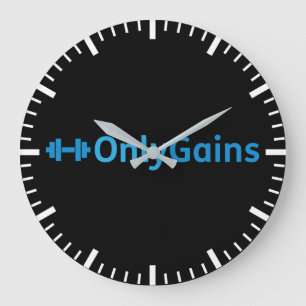 Réussite et motivation de gymnase grande horloge