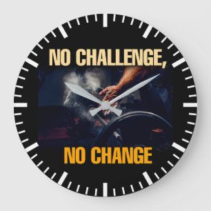 Réussite et motivation de gymnase grande horloge
