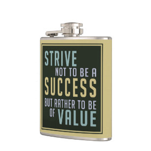 Réussite et valeur Flacon de motivation