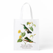 Sac d'épicerie de colibri de Mountain Gem