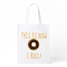 Sac en papier drôle Donut C'est comme ça que je ro