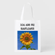 Sac fourre-tout Sunny Sunflower - Joli et élégant 