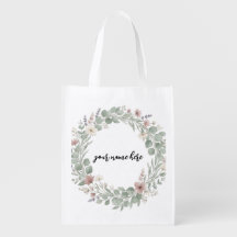votre Couronne de Fleurs Sauvages & Sac fourre-tou