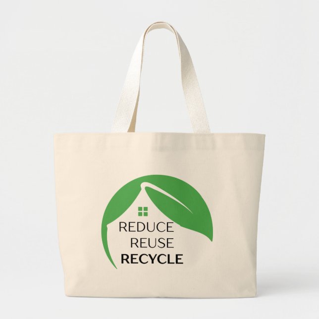 Réutiliser le recyclage" Sac fourre-tout réutilisa (Devant)