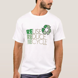 Réutiliser Réduire le recyclage T-shirt