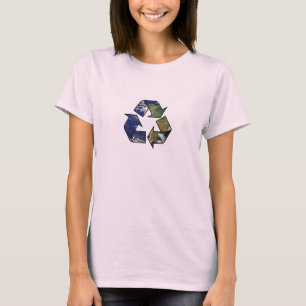 Réutilisez le T-shirt des femmes de la terre