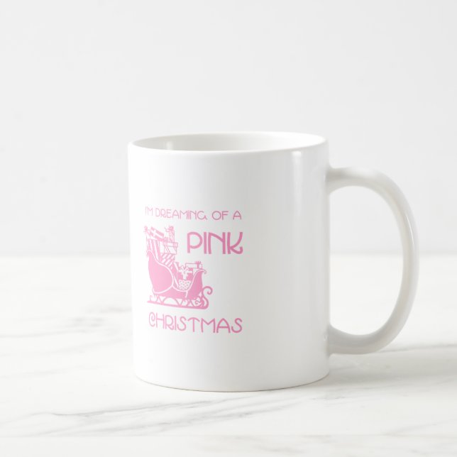Rêvant le rose - tasse de café (Droite)