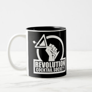 RevCSLogo - Mug de café blanc à deux tons