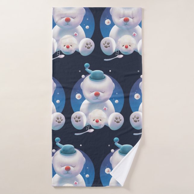 Rêve de Bichon Ice Shaver (Serviette de bain)