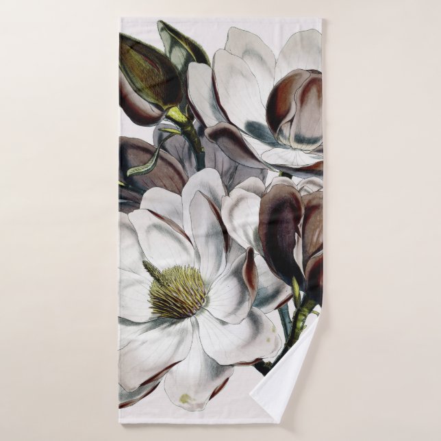 Rêve de chocolat de magnolia (Serviette de bain)