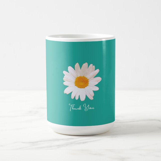 Rêve de fleur de marguerite – Été, mug botanique c (Centre)