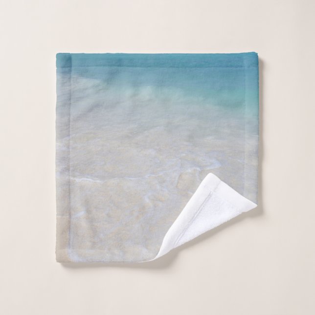 Rêve de plage de l'océan Caraïbes 7 (Gant de toilette)