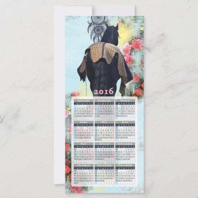 Rêve De Roses - Carte Calendrier (Devant)