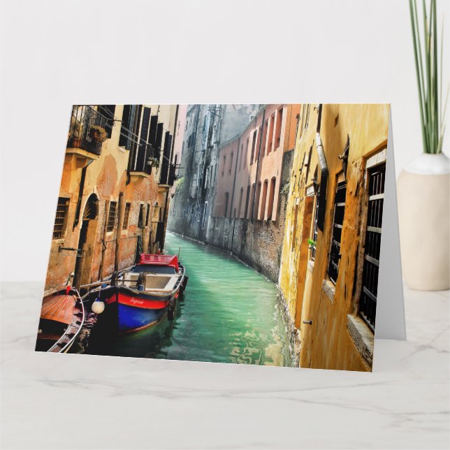RÊVE DE VENISE Carte de voeux pliée (Devant)