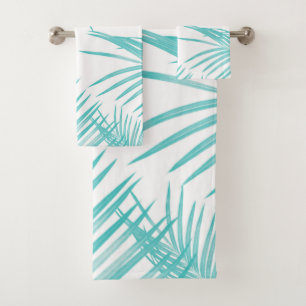 Rêve des Feuilles turquoise doux #1 #tropical #déc