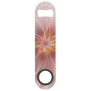 Rêve floral rose doux Fleur d'art fractal Abstrait