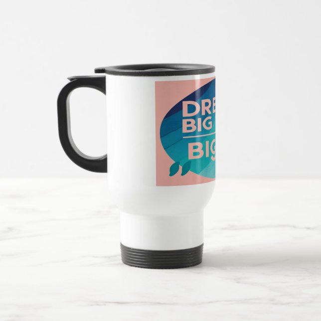 Rêve Grand Écris Encore Plus Grand 2 tasses de voy (Gauche)