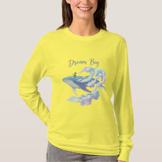 Rêve Grand – T-Shirt Baleine Fantastique Surréalis