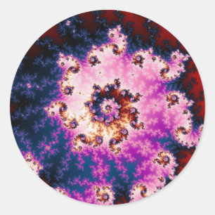 Rêve rose - Sticker fractal