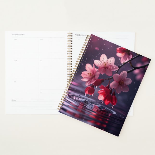 Rêve Sakura fleurit sur l'eau - Cerise japonaise (Devant avec enveloppe)