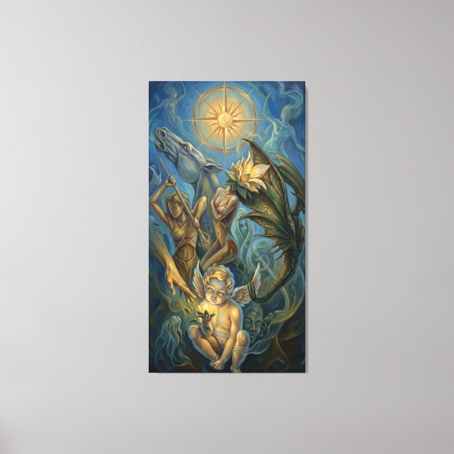 Réveil de l'Âme | Toile Étirée (Recto)