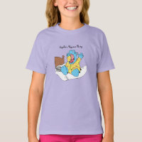 Réveil du T-shirt de l'enfant d'hippopotame