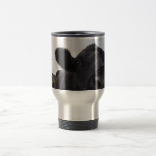 Réveillez la tasse de voyage de vache