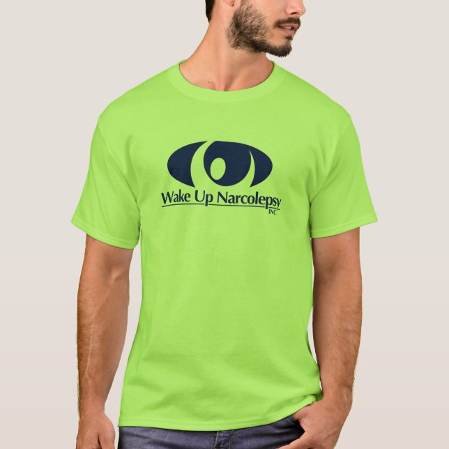 Réveillez le T-shirt des hommes de narcolepsie (Devant)