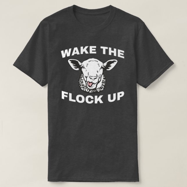 RÉVEILLEZ LE T-shirt FLOCK UP (Design devant)