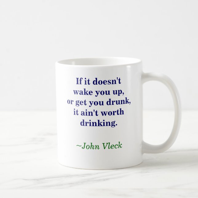 Réveillez, obtenez la tasse de café ivre (Droite)