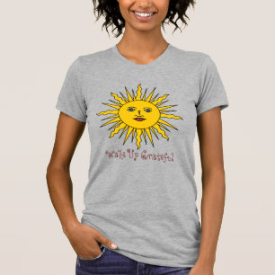 Réveillez-vous avec la T-shirt Positivité solaire