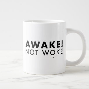 Réveillez-vous ! Pas Woke™ LOGO Géant Jumbo Mug