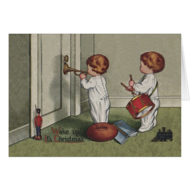 Réveillez-vous son joli enfant de Noël (Devant horizontal)