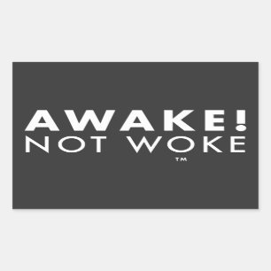 Réveillez-vous ! Sticker LOGO Not Woke™