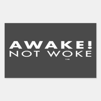 Réveillez-vous ! Sticker LOGO Not Woke™