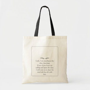 Révélation biblique 3:20 Sac fourre-tout-n1