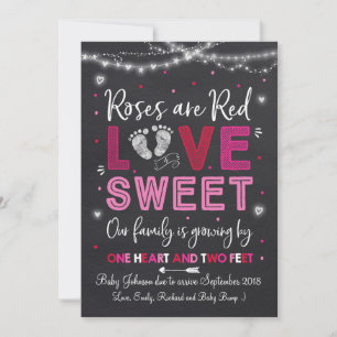 Révélation de la Faire-part de grossesse de Valent