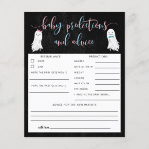 Révélation du sexe du bébé avec thème fantôme : pr