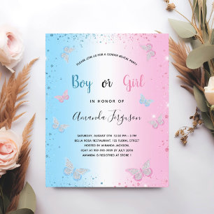 Révélation du sexe du bébé lors d'une baby shower 