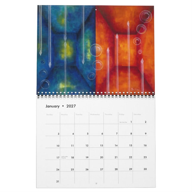 Révéler le calendrier Vie 2012, (Jan 2027)