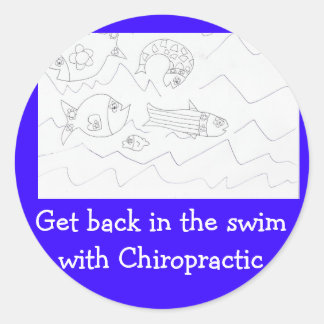 Revenez à la nage Chiropractor autocollant