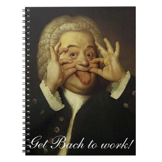 Revenir au travail — carnet Bach (Devant)