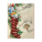 Rêver de Noël Vintage carte postale rétro